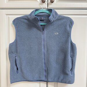 Vineyard Vines Fleece Vest | Blue| Men’s M
